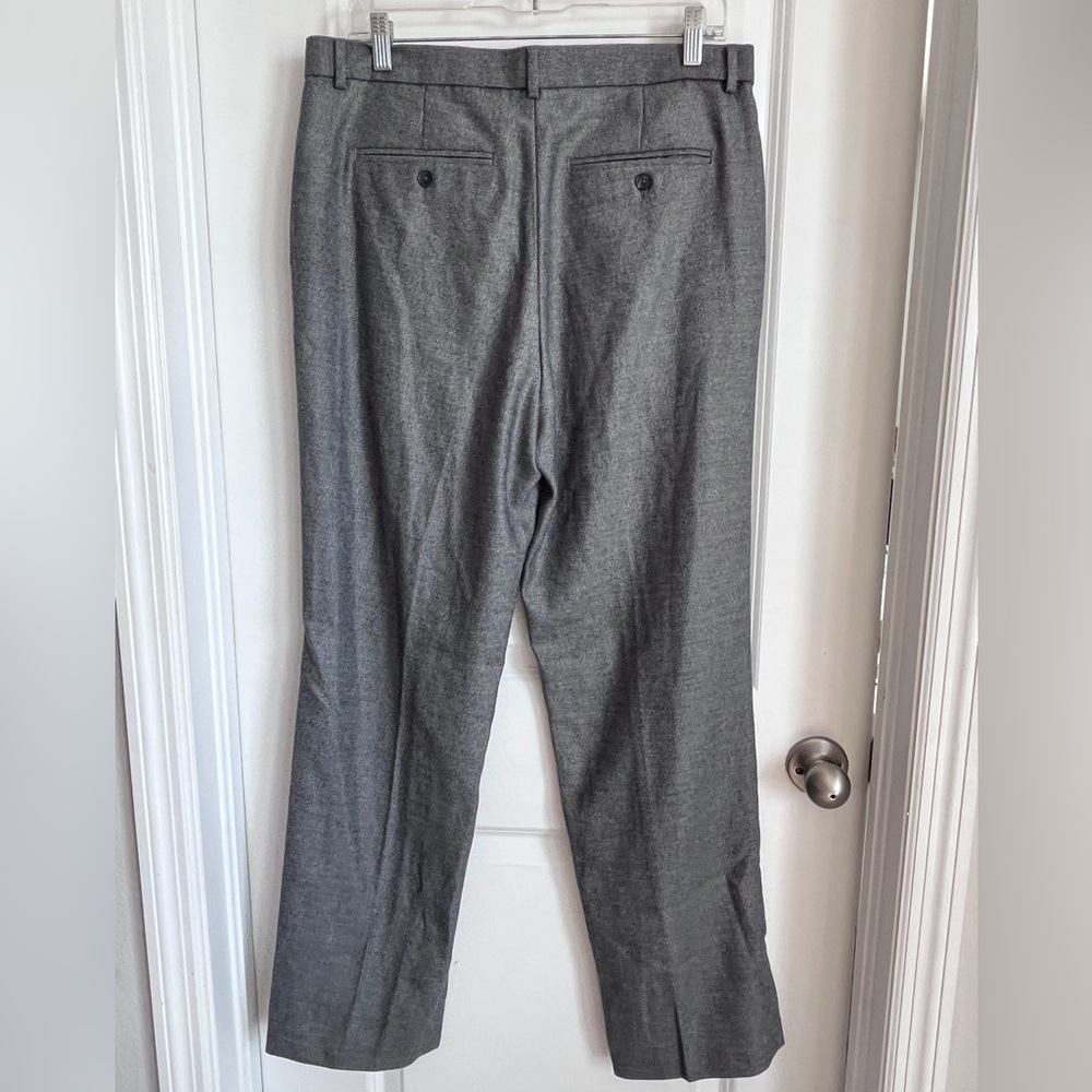 Calvin Klein Light Gray Black Patterned Trousers … - image 2